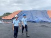 Kiểm tra phủ bạt, che đậy bảo vệ các kho than tại Công ty Kho vận và Cảng Cẩm Phả, sẵn sàng tiêu thụ ngay trong mùa mưa