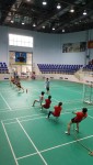 Đội tuyển kéo co nữ hăng say tập luyện