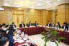Bí thư Tỉnh ủy Nguyễn Văn Đọc chủ trì buổi làm việc.