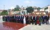 Đoàn đại biểu tỉnh Quảng Ninh và Tập đoàn TKV tưởng nhớ công ơn các anh hùng liệt sĩ (Ảnh: Báo QN)