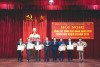 Chi bộ KT3 vinh dự nhận danh hiệu chi bộ trong sạch vững mạnh tiêu biểu (đại diện chi bộ đứng thứ 2 từ trái qua phải)