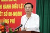 Đồng chí Nguyễn Văn Đọc, Bí thư Tỉnh ủy, phát biểu tại hội nghị.