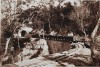 Vào năm 1888, người Pháp bắt đầu lập mỏ khai thác than và Kế Bào là mỏ than đầu tiên được S.F.C.T (Công ty Than Bắc Kỳ) thành lập vào ngày 01-09-1888. Trong ảnh là khu mỏ than Kế Bào (Quảng Ninh) năm 1896.
