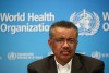 Tổng Giám đốc WHO Tedros Adhanom Ghebreyesus chủ trì cuộc họp báo ở trụ sở của WHO tại Geneva, Thụy Sĩ  3 giờ sáng ngày 31/1/2020 (Giờ Việt Nam)