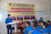 Đồng chí Nguyễn Văn Thuấn - Phó Bí thư Đoàn Than Quảng Ninh phát biểu tại chương trình