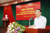 Đồng chí Nguyễn Xuân Ký - Bí thư Tỉnh ủy, Chủ tịch HĐND tỉnh, phát biểu tại hội nghị.