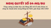 Nghị quyết 04 - Tăng cường sự lãnh đạo của Đảng đối với tổ chức Đoàn và công tác thanh niên