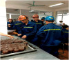 Phân xưởng Đời sống tổ chức thực hiện phục vụ chế độ bồi dưỡng chè sau ca làm việc cho CBCN làm việc trong hầm lò.