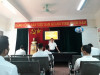 Đ/c Dương Thế Trọng, Bí thư chi bộ - Quản đốc Phân xưởng báo cáo tình hình sản xuất kinh doanh của đơn vị trong Tháng 3 - Quý I/2022