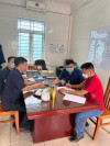 Phòng KCS-TT thực hiện công tác chuẩn bị tiêm vắc xin phòng Covid-19 mũi 4