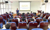 Đồng chí Nguyễn Quang Tê - Ủy viên BTV, Trưởng Ban TGNC Công đoàn TKV phát biểu khai mạc lớp tập huấn