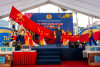 Đoàn nghệ thuật quần chúng Công ty Tuyển than Cửa Ông biểu diễn tại chương trình