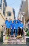 Chi đoàn Khối Kỹ thuật 2 tổ chức ra quân hưởng ứng “Ngày Chủ nhật xanh”