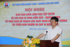 Bí thư Đảng uỷ, Chủ tịch HĐTV Tập đoàn Ngô Hoàng Ngân phát biểu khai mạc tại hội nghị giao ban vùng Cẩm Phả