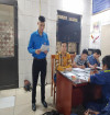 Đ/c Nguyễn Văn Nam - Bí thư Chi đoàn PX ĐL3 phát động chương trình vận động “Áo ấm mùa đông”.