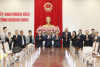 Quyền Chủ tịch UBND tỉnh Cao Tường Huy tiếp xã giao Đoàn đại biểu quốc tế tham dự Đại hội XIII Công đoàn Việt Nam