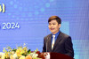 Bí thư Đoàn thanh niên Tập đoàn TKV Nguyễn Văn Thuấn phát biểu khai mạc Hội nghị