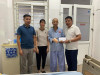 Ban lãnh đạo Phân xưởng Khai thác 3 trao số tiền quyên góp ủng hộ của CNCB phân xưởng tại bệnh viện