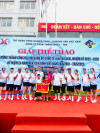 Ảnh chụp dâu rể Phòng KCS - TT tham gia Giải thể thao kỷ niệm ngày Gia đình Việt Nam năm 2025