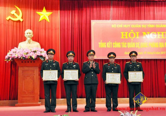 Bộ Chỉ huy Quân sự tỉnh Quảng Ninh tổ chức Hội nghị Tổng kết công tác Quân sự Quốc phòng địa phương năm 2017