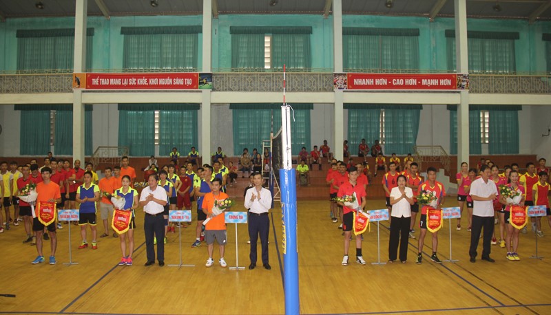 Công ty Than Thống Nhất tham gia giải bóng chuyền TKV năm 2018