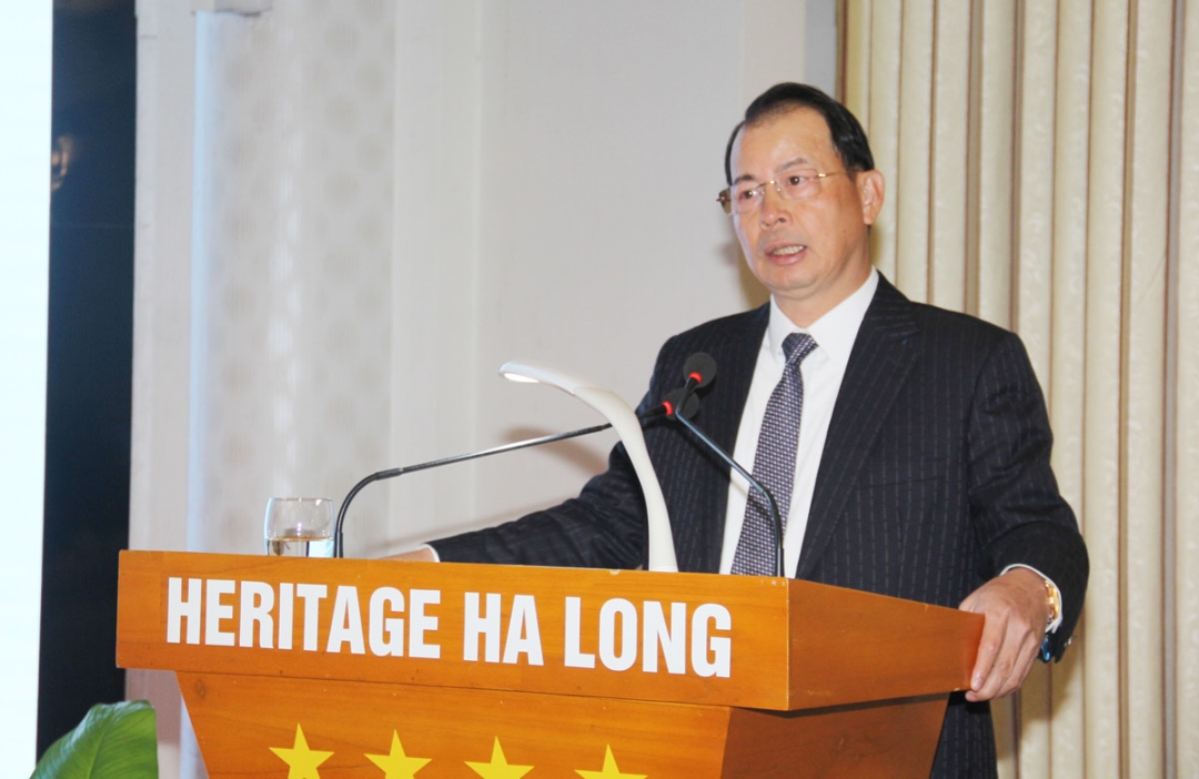 Tổng Giám đốc Tập đoàn Đặng Thanh Hải phát biểu tại Hội nghị