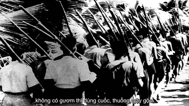 Nhân dân hưởng ứng Lời kêu gọi Toàn quốc kháng chiến của Chủ tịch Hồ Chí Minh.