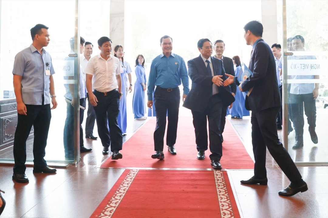 Thủ tướng Chính phủ Phạm Minh Chính đến dự buổi lễ.