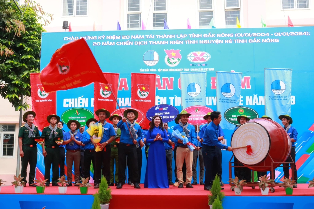 Đoàn Thanh niên TKV ra quân tình nguyện hè năm 2023 tại tỉnh Đắk Nông