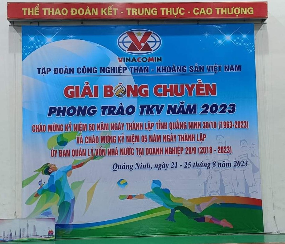 Sắp diễn ra giải bóng chuyền phong trào TKV năm 2023 tại Nhà thi đấu Công ty Than Dương Huy