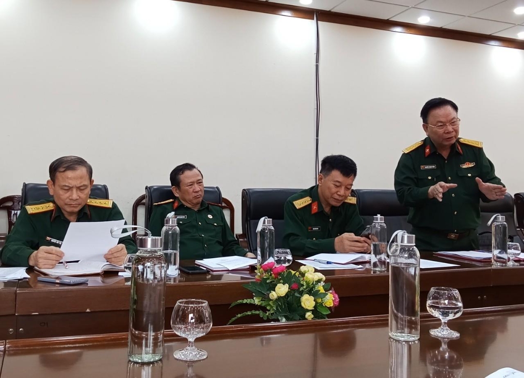 Lãnh đạo Hội CCB tỉnh Quảng Ninh dự buổi kiểm tra