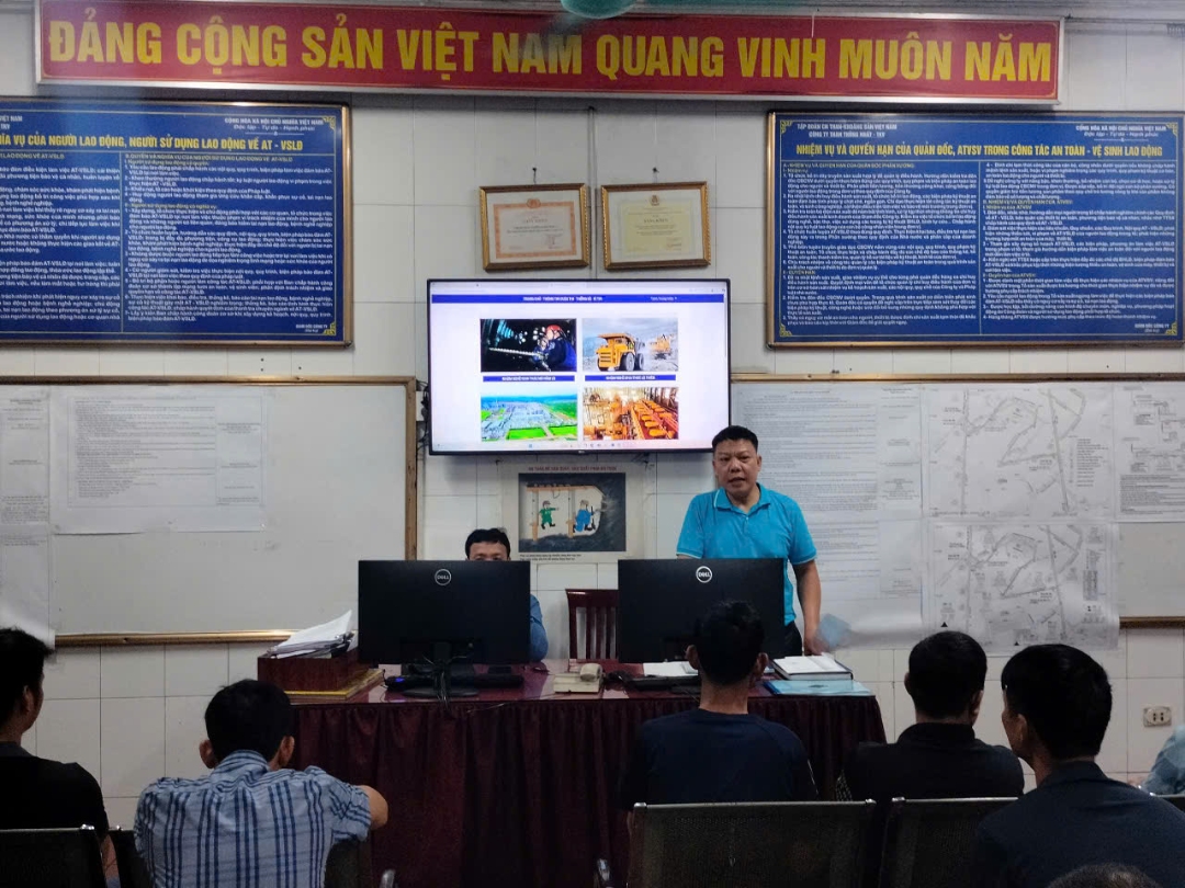 Phân xưởng Khai thác 3 đẩy mạnh huấn luyện tự chủ an toàn, chủ động phòng ngừa rủi ro trong sản xuất