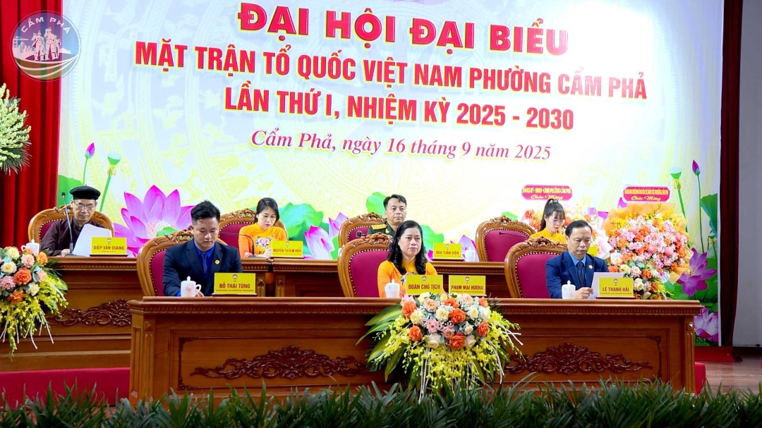 Đại hội đại biểu Mặt trận Tổ quốc Việt Nam Phường Cẩm Phả lần thứ I nhiệm kỳ 2025 - 2030