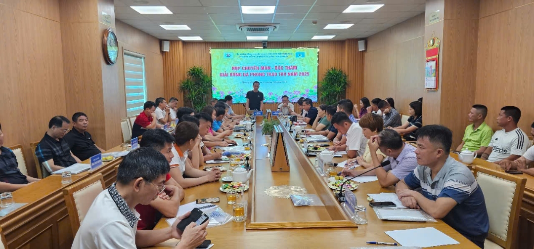 Họp chuyên môn bốc thăm Giải bóng đá phong trào TKV năm 2025