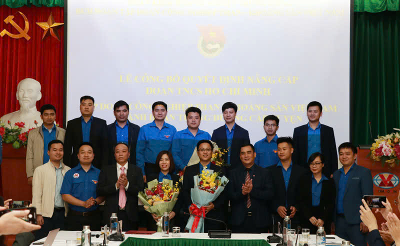 Lễ công bố Quyết định nâng cấp Đoàn Thanh niên TKV thành tổ chức đoàn tương đương cấp huyện