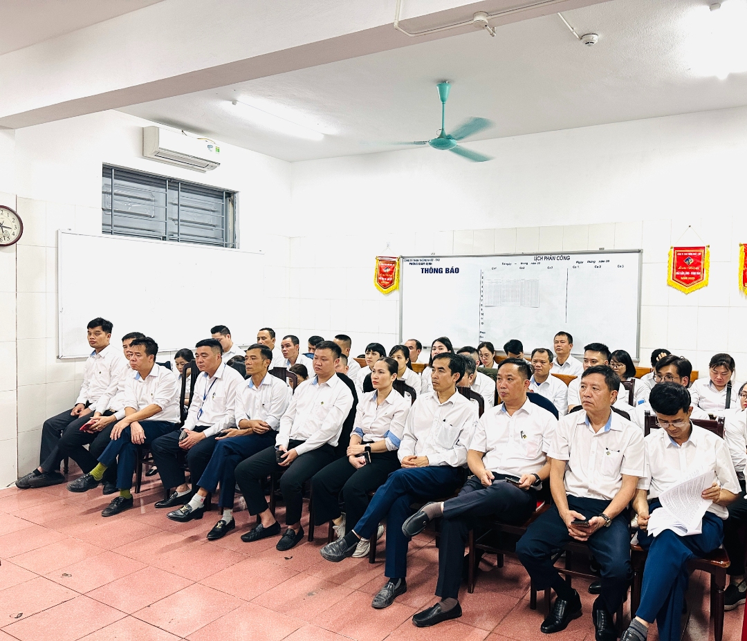 Chi bộ Phòng KCS - TT tổ chức sinh hoạt thường kỳ tháng 3