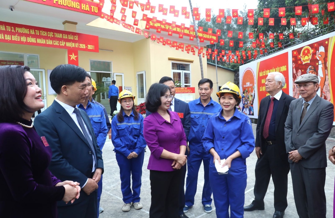 Cán bộ, công nhân lao động ngành Than nô nức tham gia bầu cử Quốc hội khóa XVI và Hội đồng nhân dân các cấp nhiệm kỳ 2026-2031