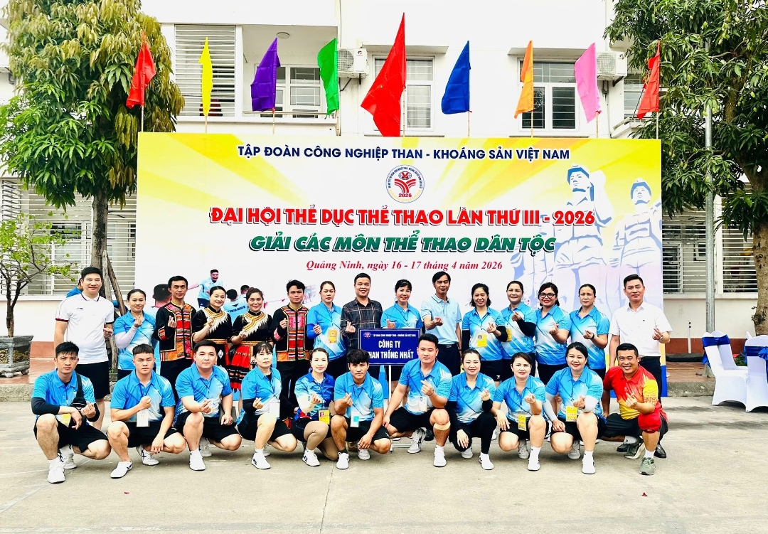 Đoàn VĐV Công ty Than Thống Nhất đạt thành tích ấn tượng tại Giải các môn thể thao dân tộc TKV năm 2026
